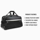 Black Polyester Duffle Trolley, , small