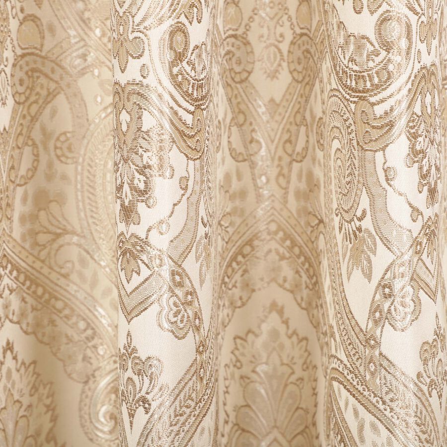 7ft. Cream Microfiber Door Curtain, , large image number null
