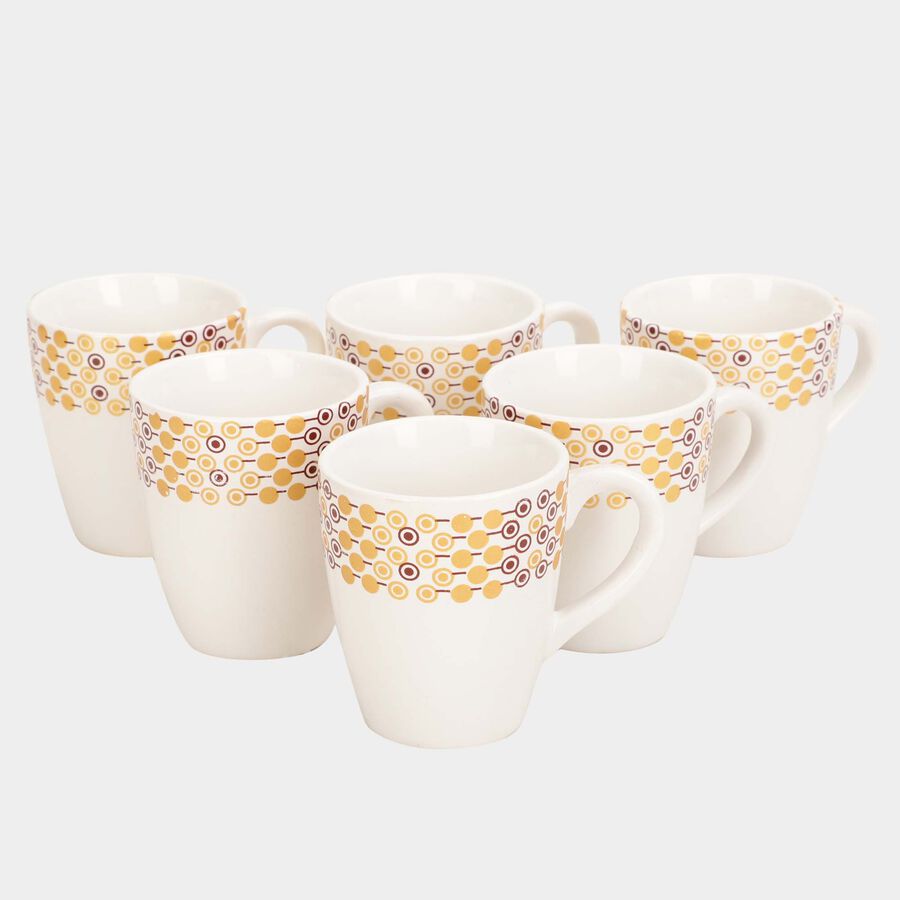 120 ml Stoneware Mug, Set of 6, , large image number null