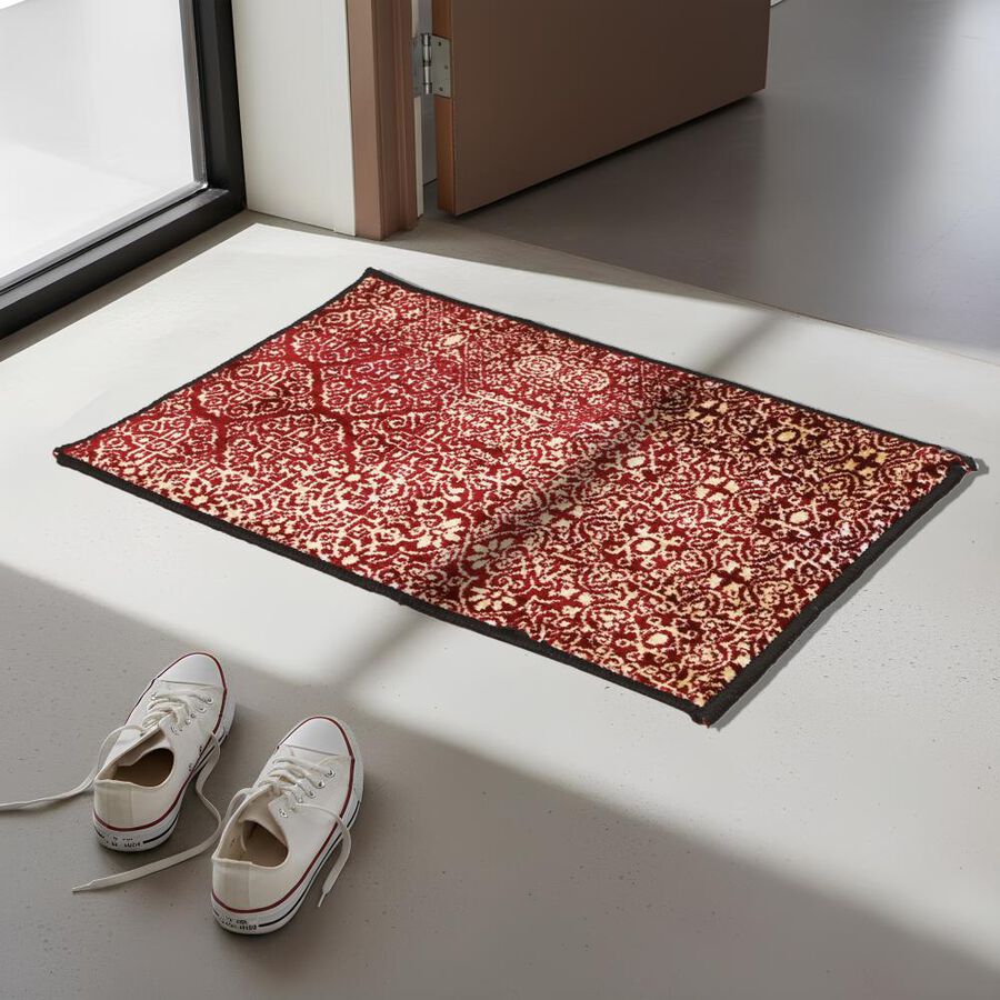 Anti-SKId Maroon Polyester Mat, , large image number null