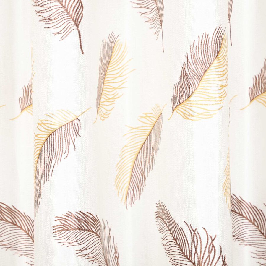 7ft. Cream Microfiber Door Curtain, , large image number null
