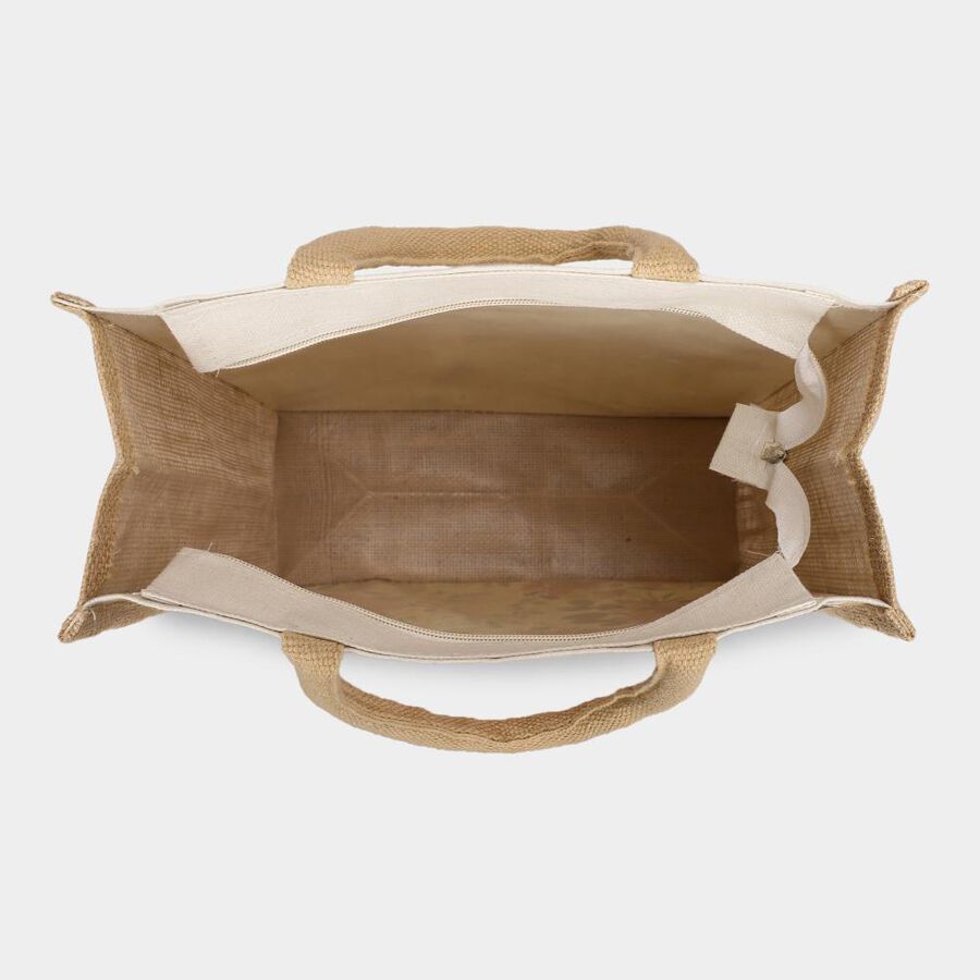 Beige Jute Bag, , large image number null