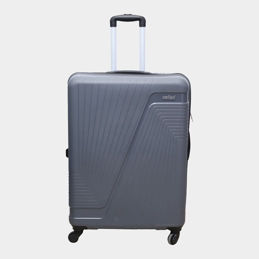 4-Wheel Grey Polypropylene Hard Case Trolley, Small + Medium + Large, , large image number null