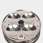 3 Plate Steel Idli Stand - 12 Pcs. Idli, , small image number null