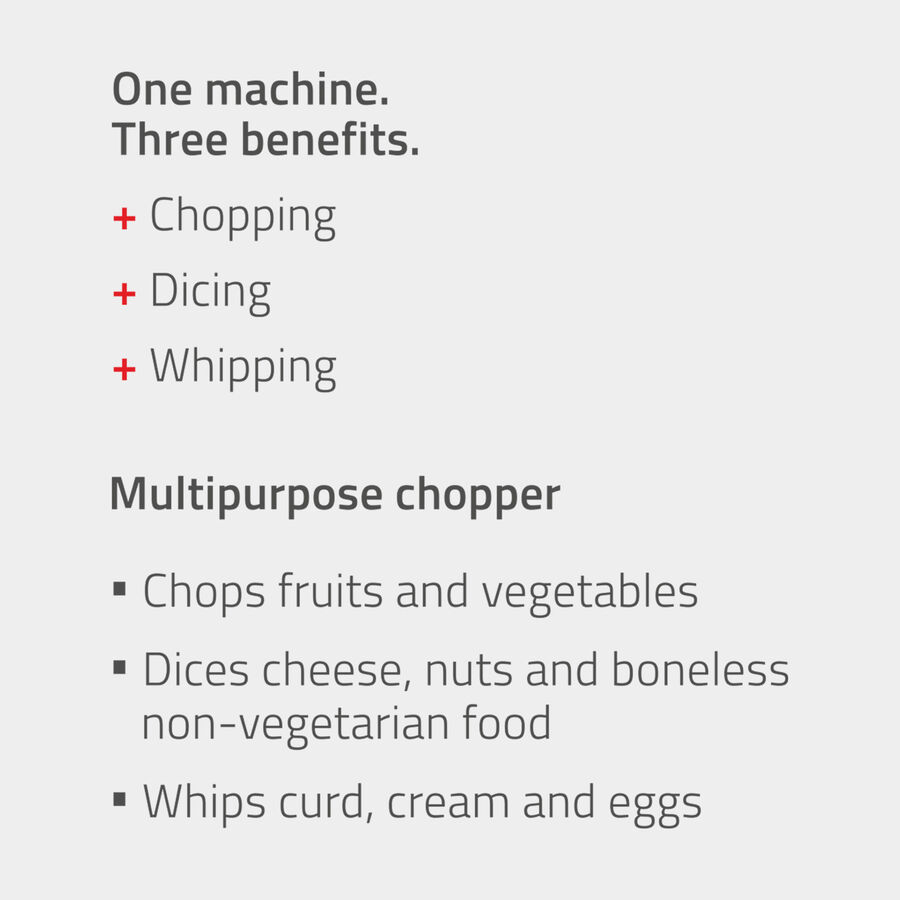 Electric Chopper, 250W, , large image number null