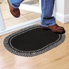 Brown Polyester Cotton Door Mat, , small