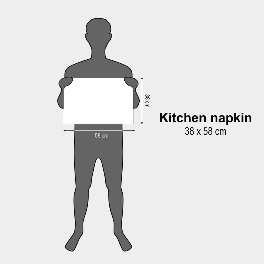 Cotton Kitchen Napkin Set of 3, , large