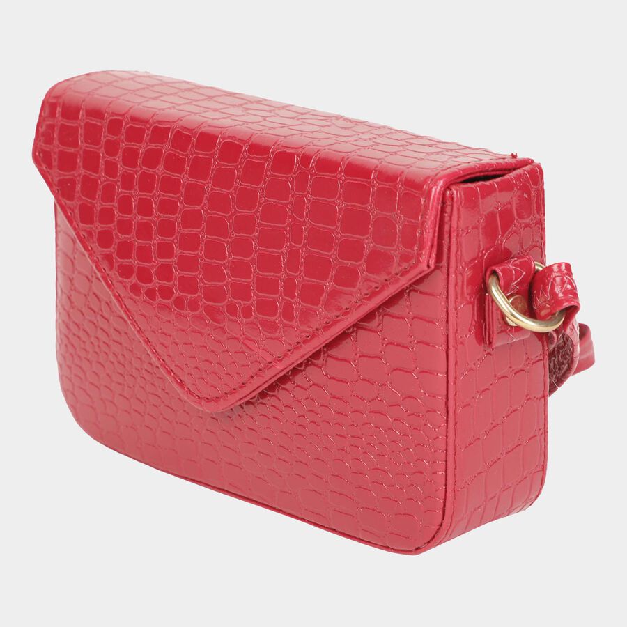 Women's Polyurethane Envelope Sling Bag, , large image number null