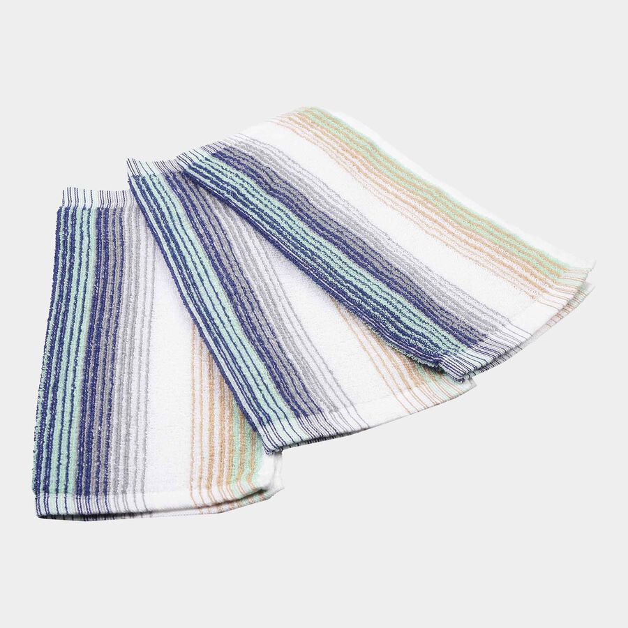 360 GSM Blue Cotton Face Towel, , large image number null