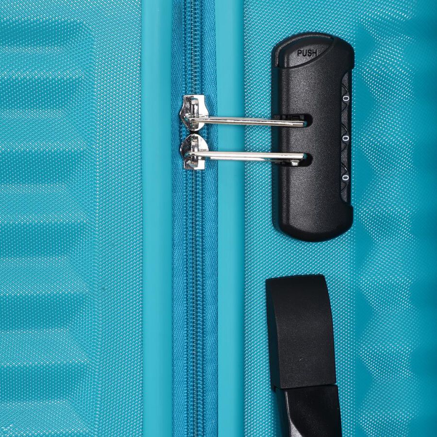 4-Wheel Light Blue Polypropylene Hard Case Trolley, Small + Medium + Large, , large image number null