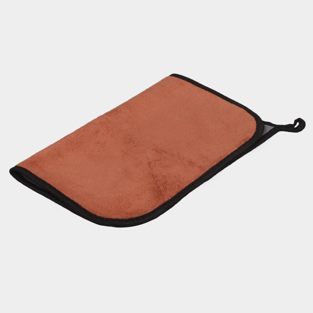 Home Beautiful                         Brown Microfiber Kitchen Napkin