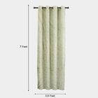 7ft. Light Green Microfiber Door Curtain, , small image number null