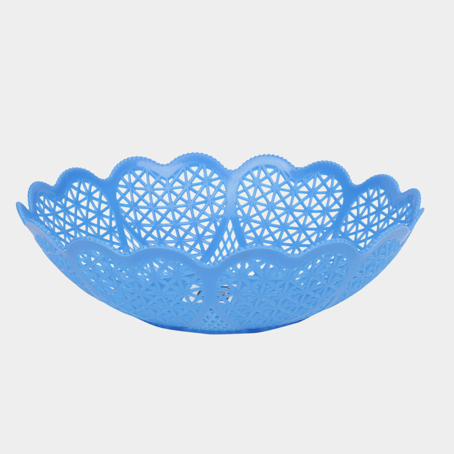 Blue Plastic Basket, , large image number null