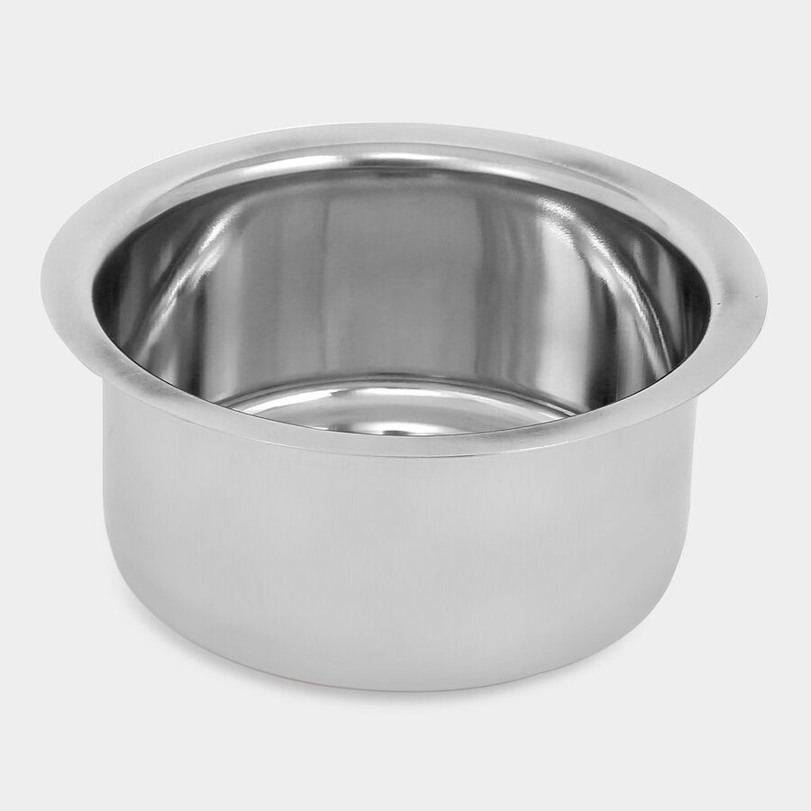 Stainless Steel Tope (Patila) 17 cm (1.2 L), Induction Compatible, , large image number null