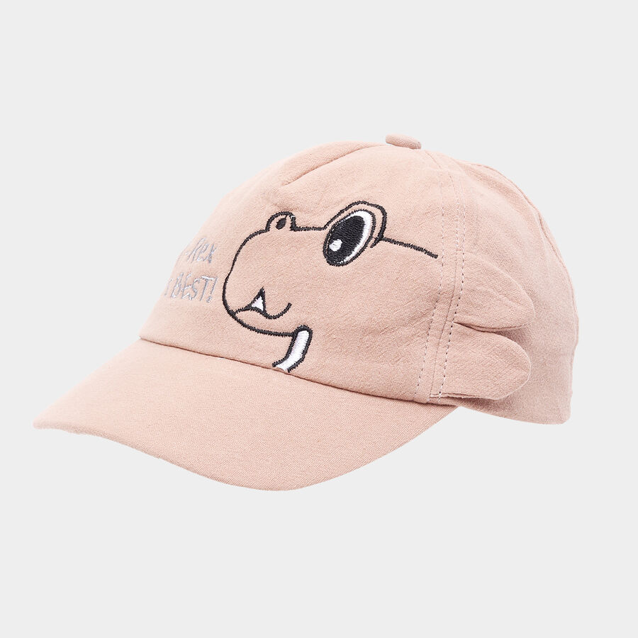 Kids' Brown Fabric Cap, , large image number null