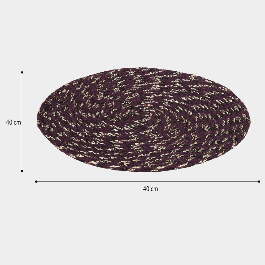 Wine Polyester Cotton Door Mat, , large image number null