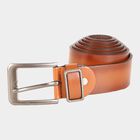 Men's Tan Polyurethane Casual Belt, , small