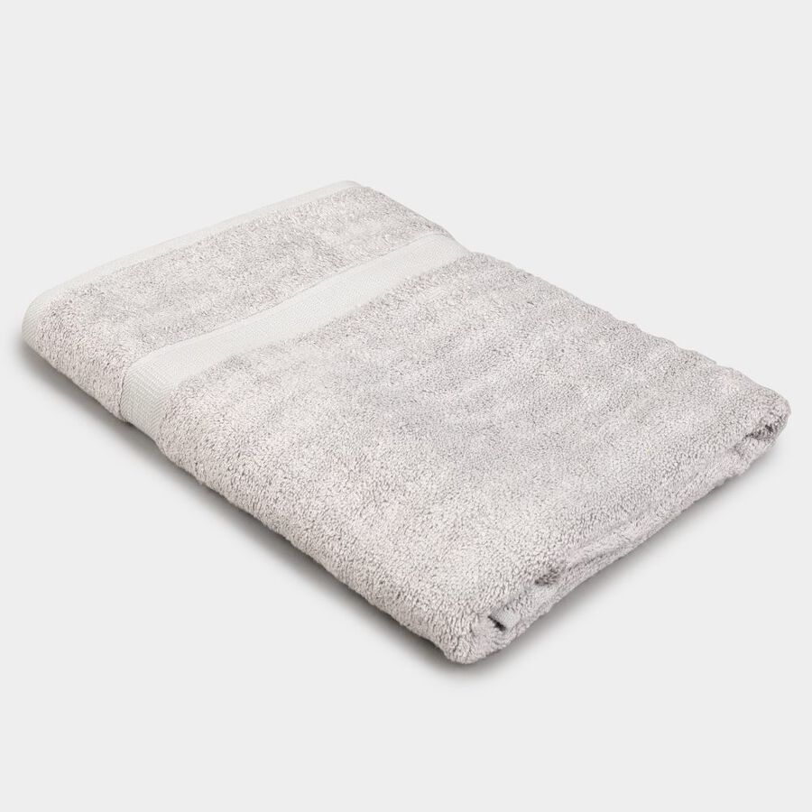 480 GSM Grey Cotton Bath Towel, , large