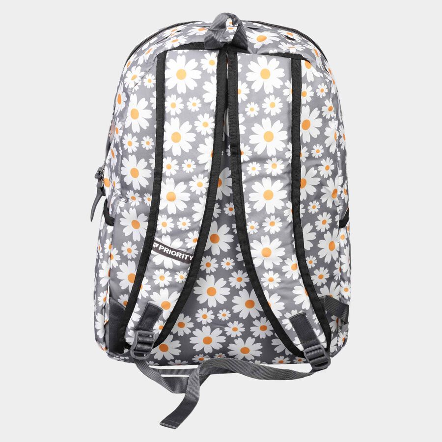 Women's Printed Fabric Backpack, , large image number null