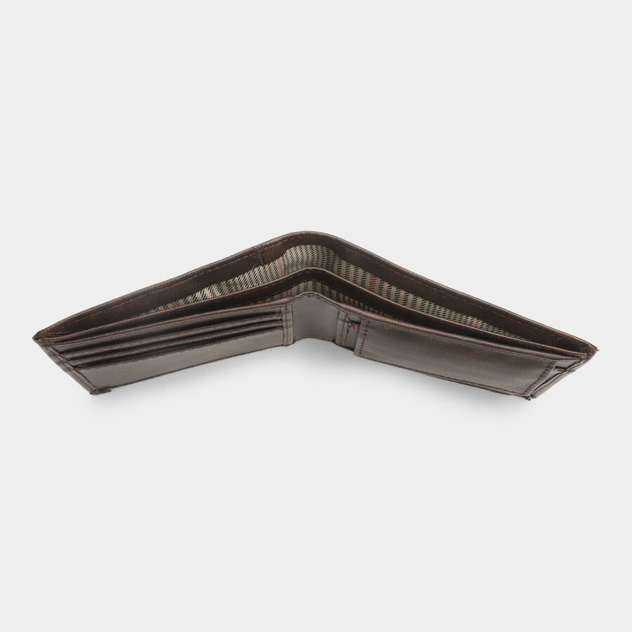Brown Pu Wallet, , large