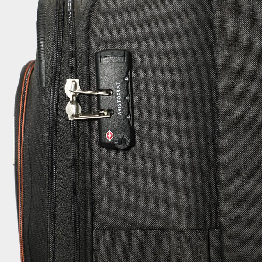 8-Wheel Polyester Soft Case Trolley, Medium, , large image number null