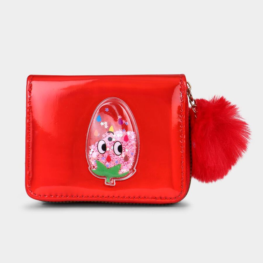 Women's Red Polyurethane Handbag, , large image number null