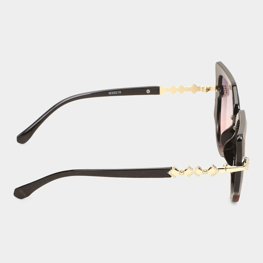 Women's Plastic Gradient Square Sunglasses, , large image number null