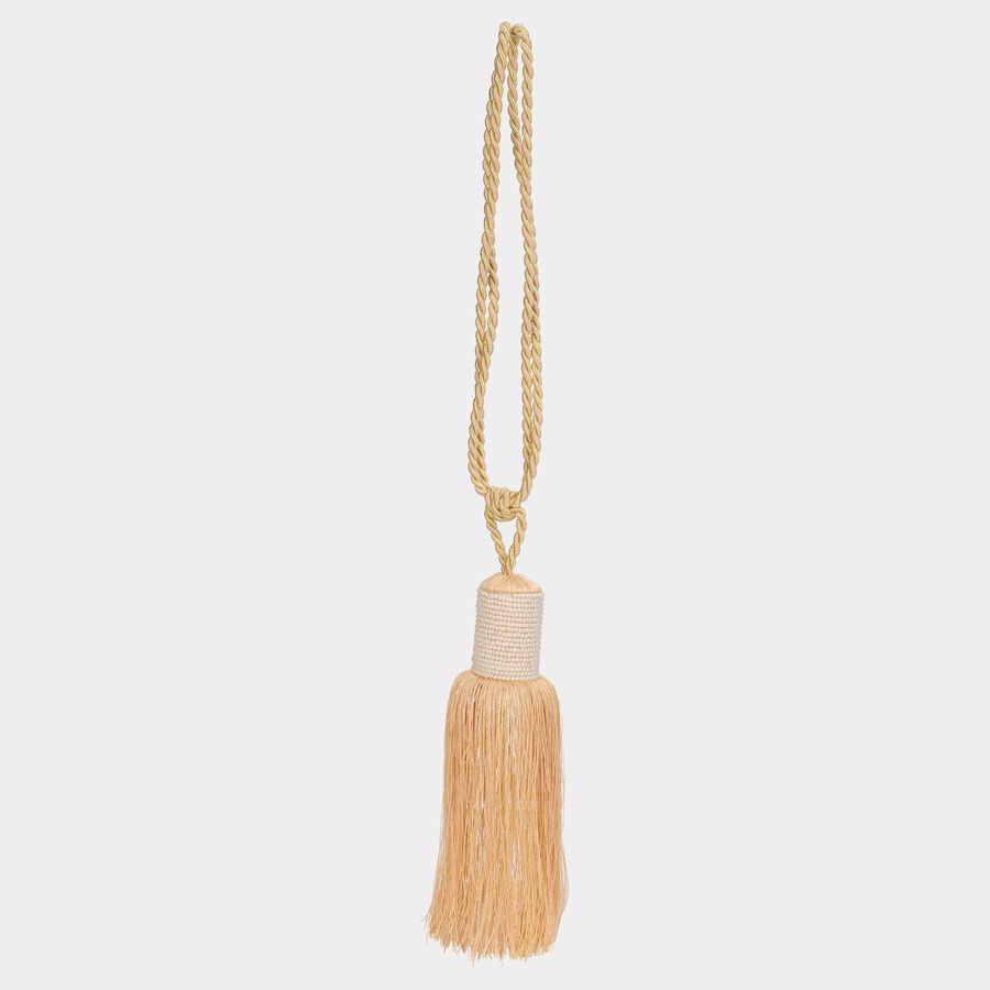 Beige Microfiber Tieback Rope, , large image number null
