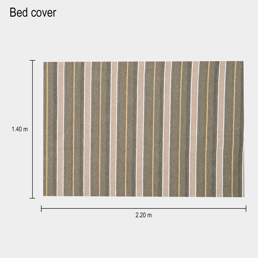 Dark Green Microfiber Bedcover, , large image number null