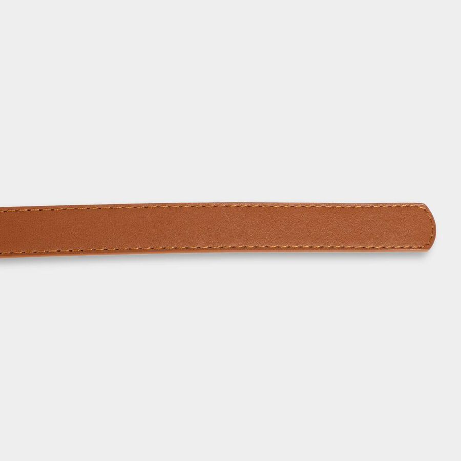 Women's Beige Polyurethane Belt, , large image number null
