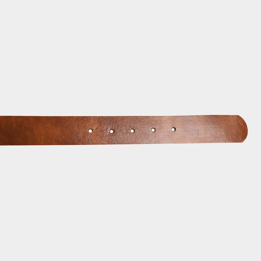 Men's Tan Polyurethane Casual Belt, , large image number null