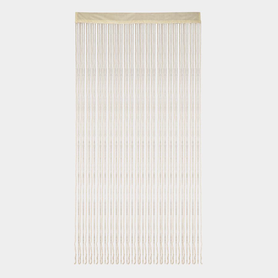 Cream Microfiber Tieback Rope, , large image number null