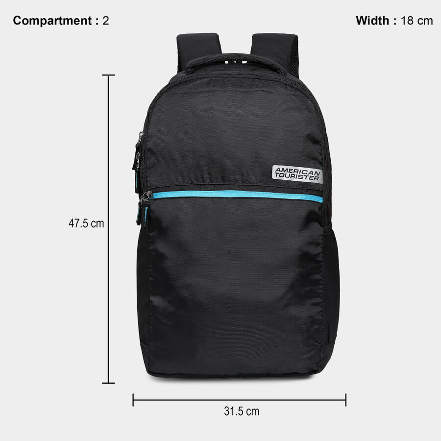 Black Polyester Back Pack, , large image number null