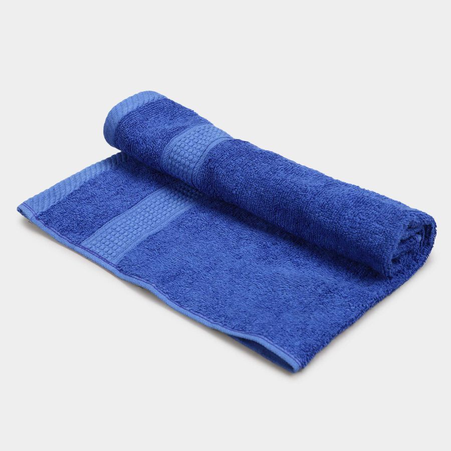 450 GSM Blue Cotton Hand Towel, , large image number null