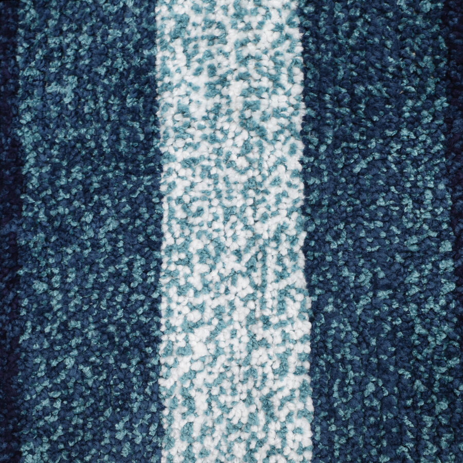 Anti-Skid Blue Polyester Door Mat, , large image number null