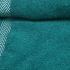 400 GSM Teal Blue Cotton Blend Hand Towel, , small