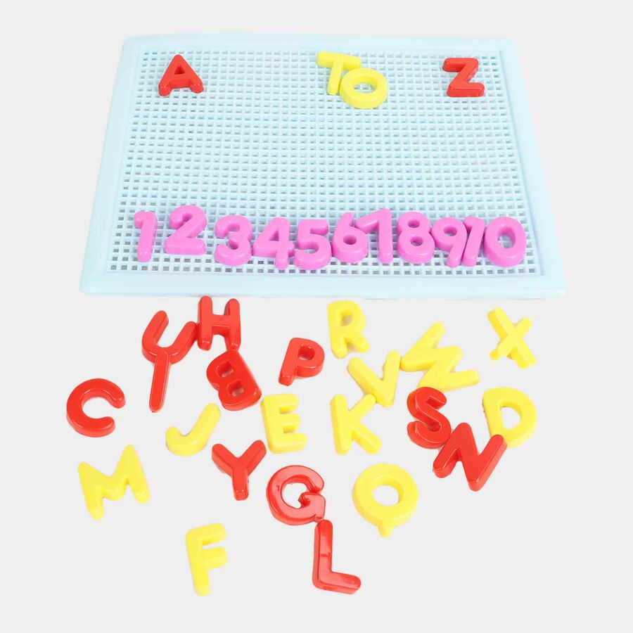 A-Z & Numbers Learning Board, 38 Pieces, , large image number null