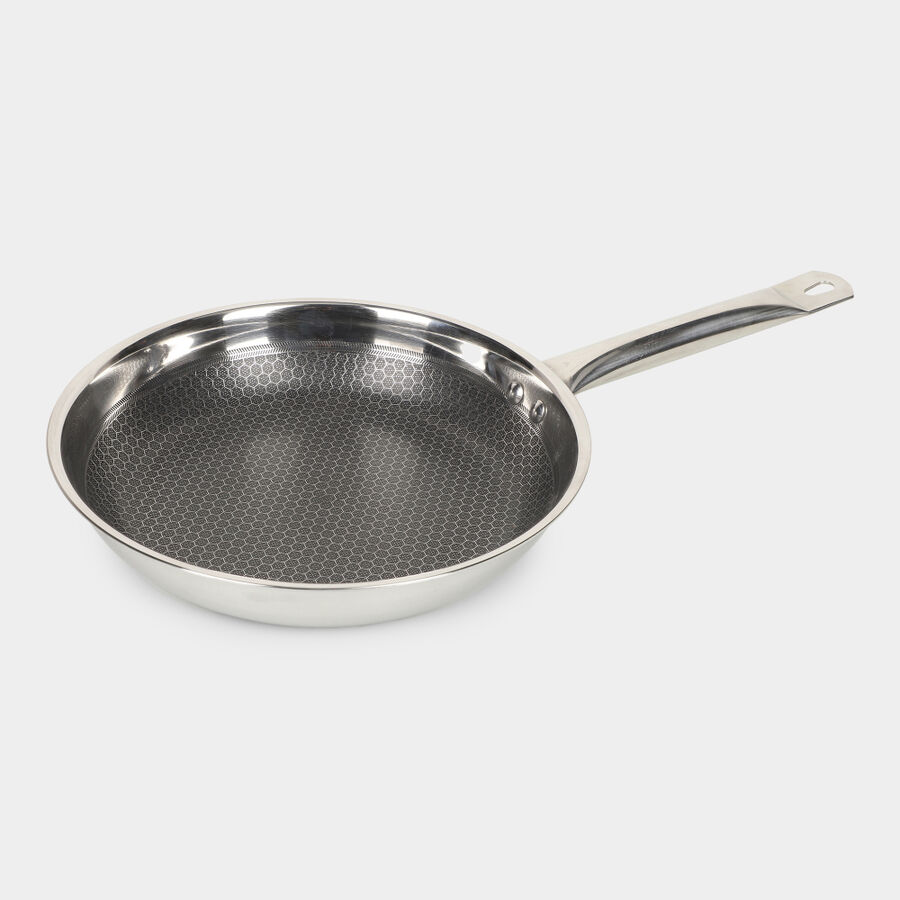 1.6L Stainless Steel Fry Pan, , large image number null