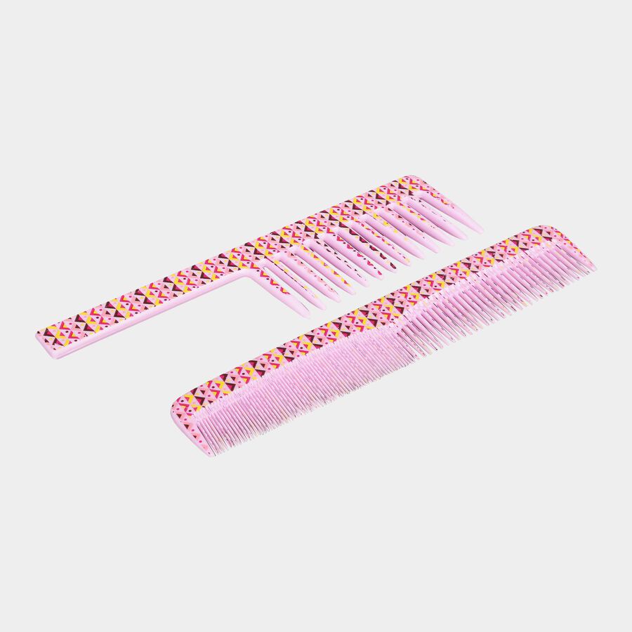 Plastic Hair Comb, Set of 2, , large image number null