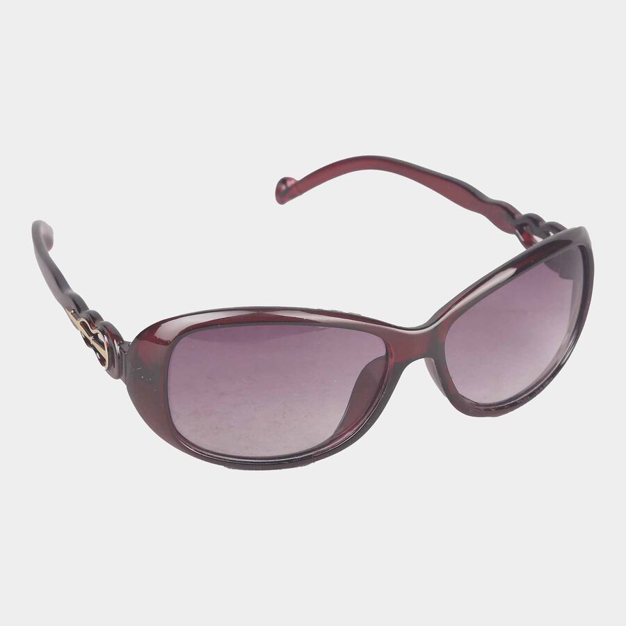 Women's Plastic Gradient Oval Sunglasses, , large image number null