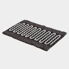 Grey Polyester Cotton Door Mat, , small image number null