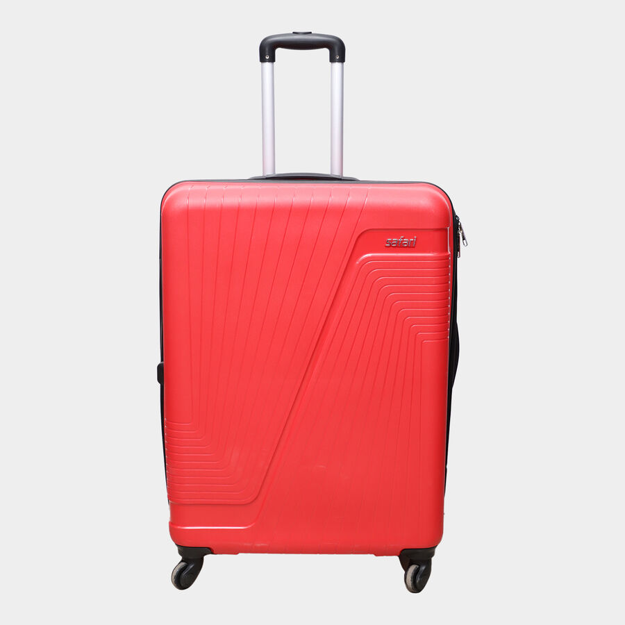 4-Wheel Red Polypropylene Hard Case Trolley, Small + Medium + Large, , large image number null