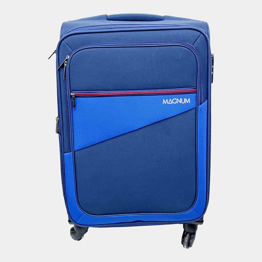 4-Wheel Polyester Soft Case Trolley, Medium, , large image number null