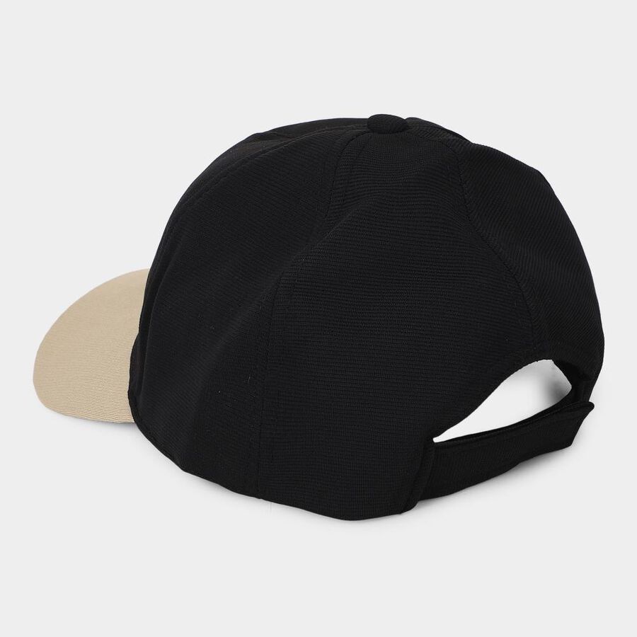 Black Men's Cotton Cap, , large