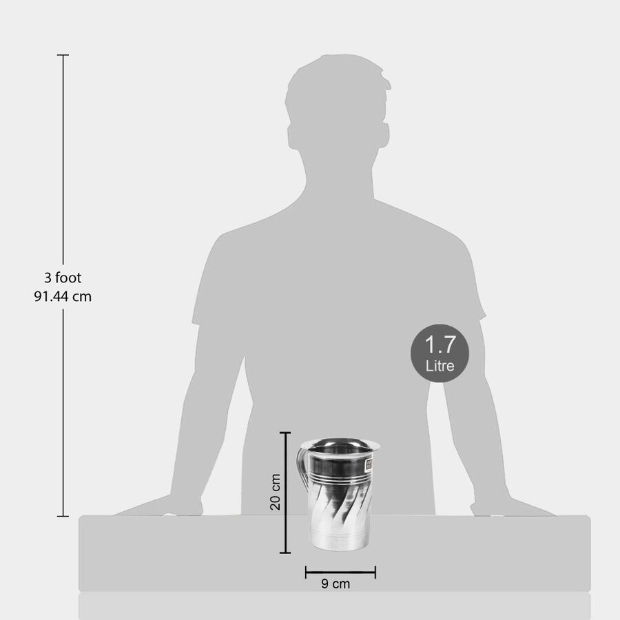 1.7 L Steel Water Jug, , large image number null