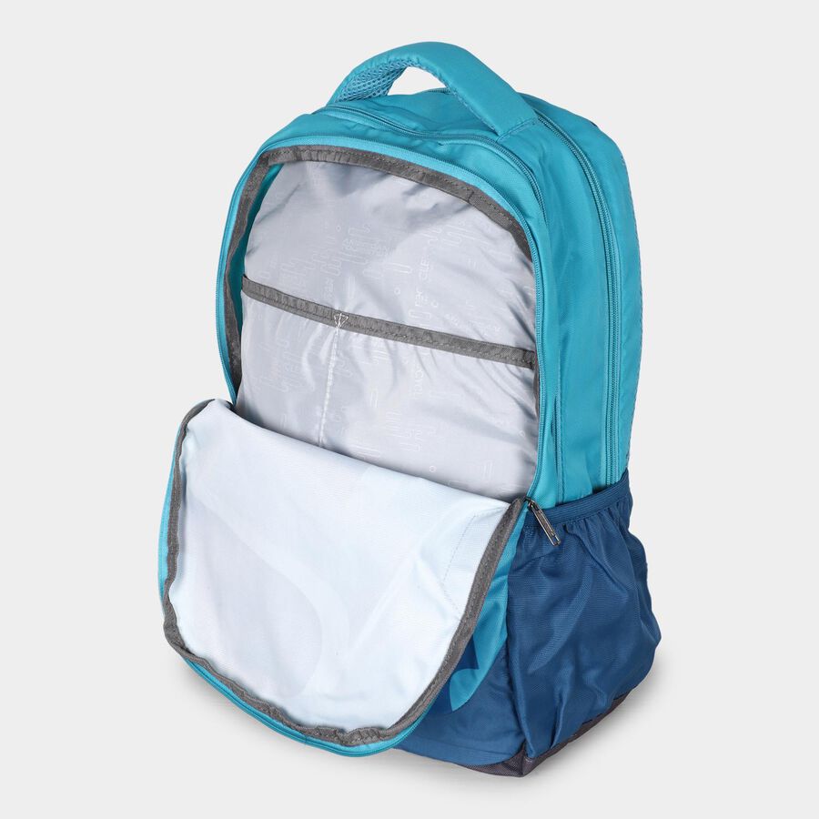 Light Blue Polyester Backpack, , large image number null