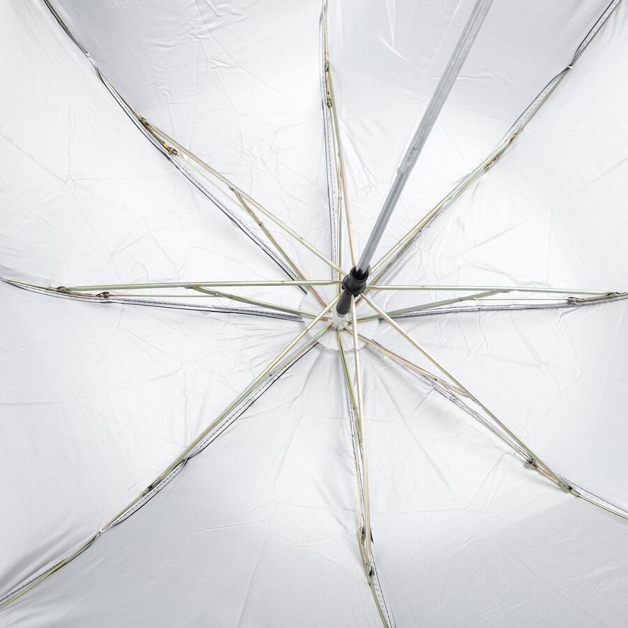 Black Polyester Men's Umbrella, , large