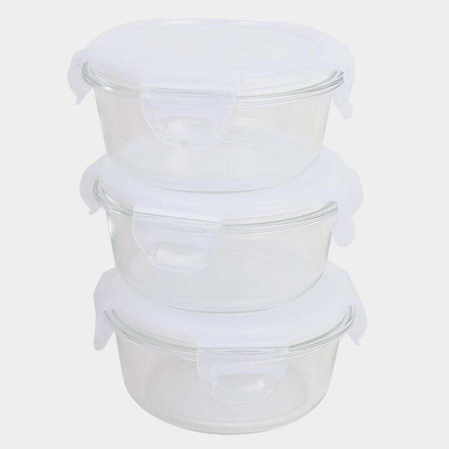 400ml Glass Lunch Box Set of 3, , large image number null