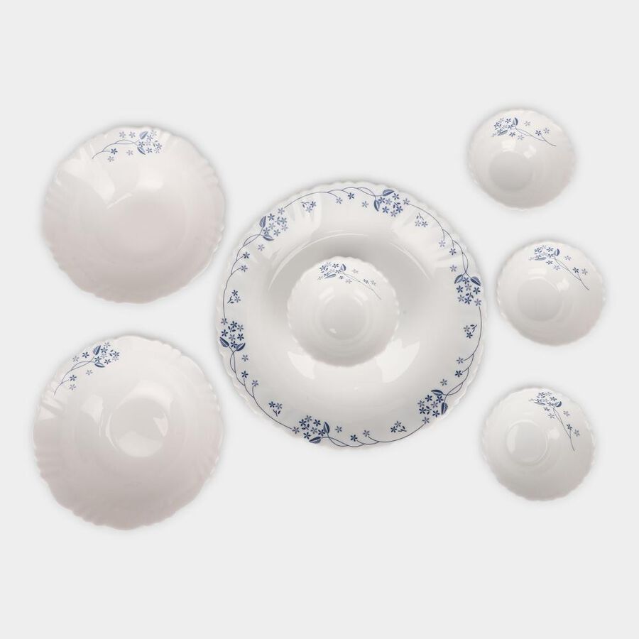 White Opalware Dinner Set of 10, , large image number null