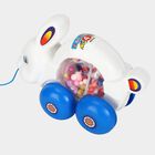 Kid's White Plastic Pull Along, , small